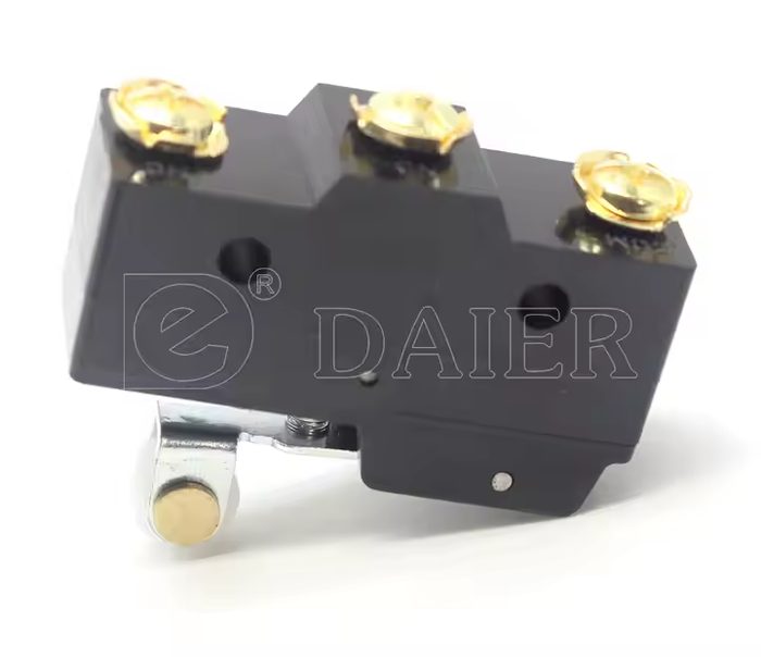 IP40 Short Roller Lever Automotive Micro Limit Switch, 16A, 125/250V