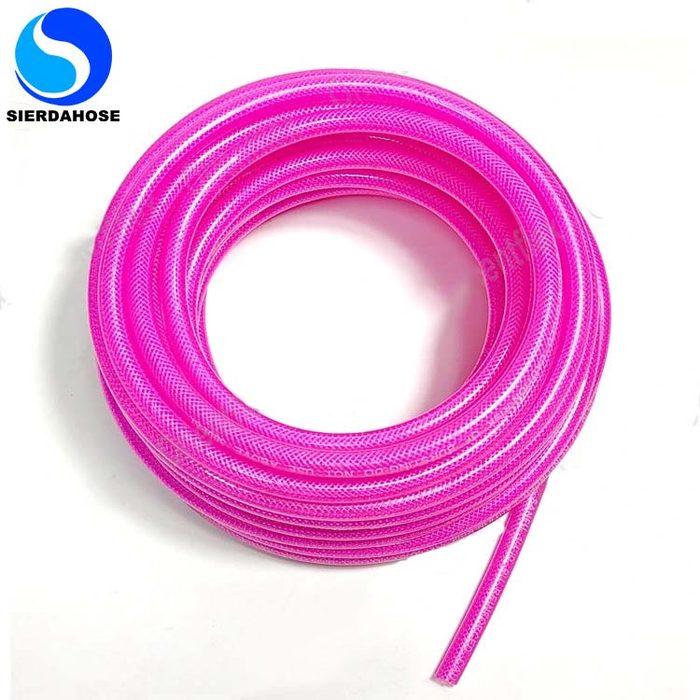 PU PE PTFE Braided Pneumatic Hose 6mm 8mm 10mm High Pressure Tubing