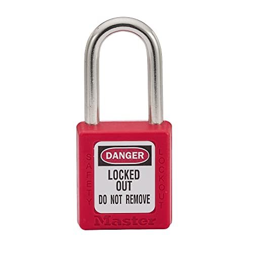 Danger Red Safety Padlock