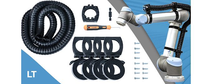 Metal Band Collaborative Robot Cable Management Kit