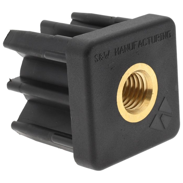 2" Tube, 5/8-11 Thread, 1800 Lb Capacity, Square Tube End