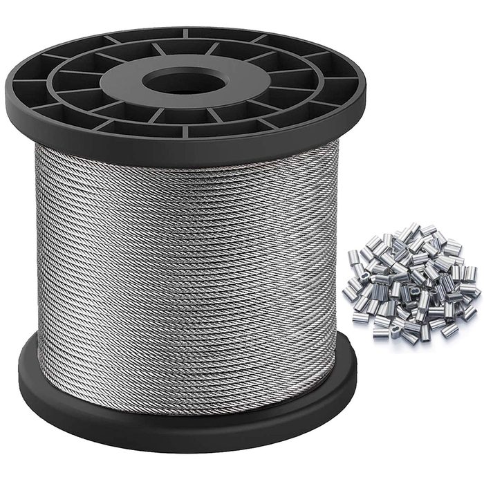 Wire Rope Cable, Stainless Steel