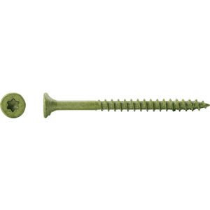 #9-11 x 3" 6-Lobe Drive Flat Head Exterior Wood Screw