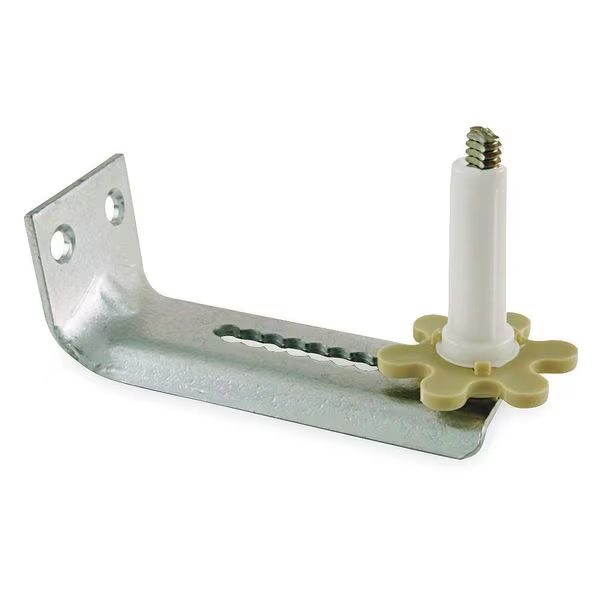 14 IN White Dual-Trak Shelf Bracket