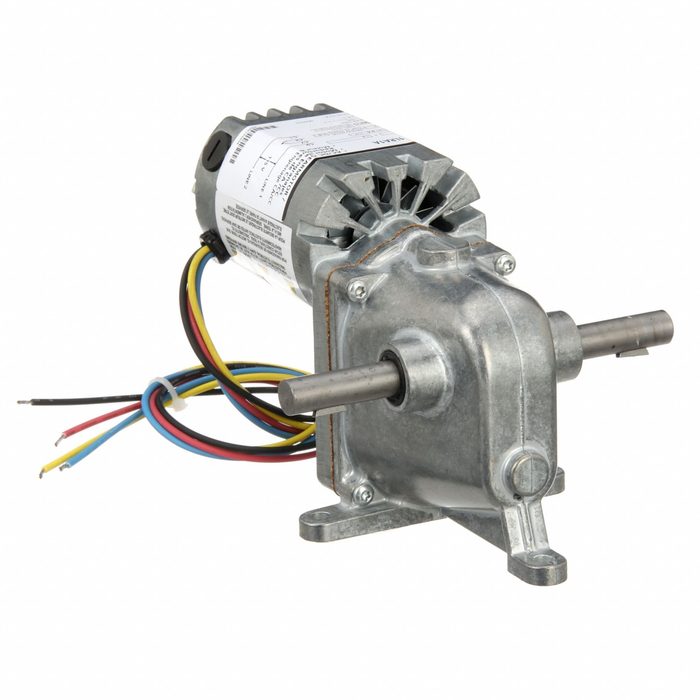 Right Angle, 24 RPM Nameplate Speed, AC/DC Gearmotor