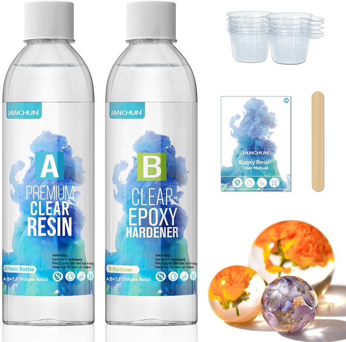 Crystal Clear Epoxy Resin Kit