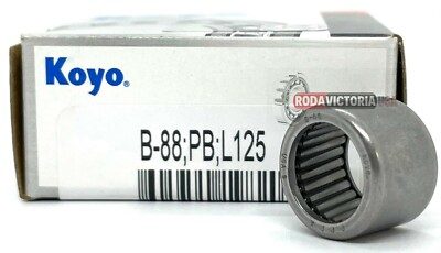Open Needle Roller Bearing, 1/2 in Bore Dia, 11/16 in OD