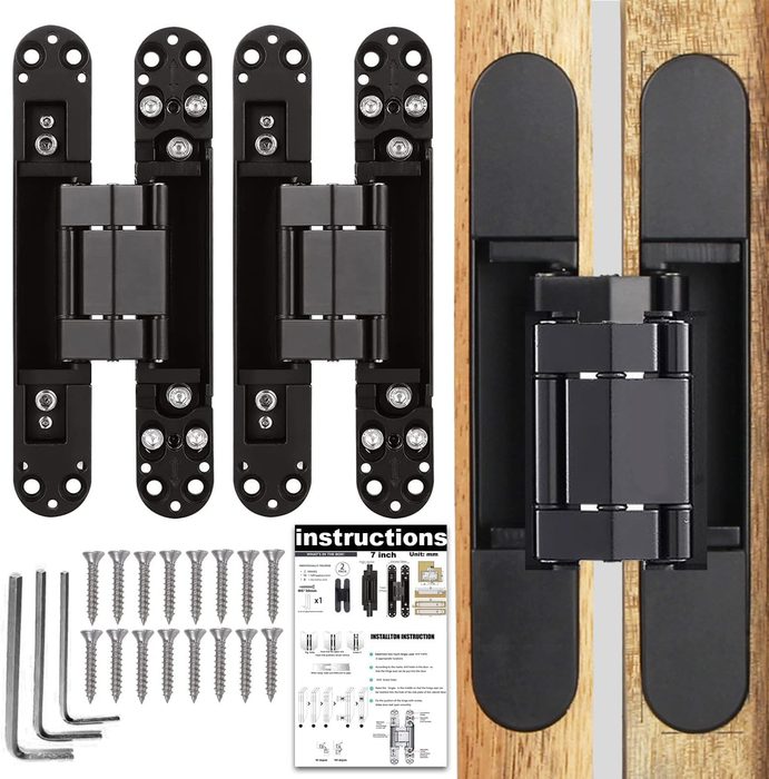 Heavy Duty Door Hinges 3D Adjustable Concealed