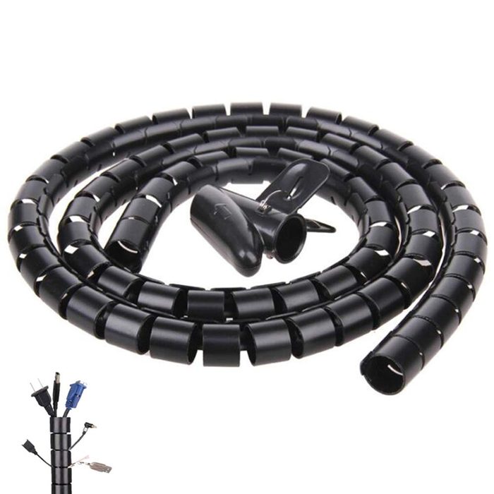 Line Organizer Pipe Protection Spiral Wrap Winding Cable Wire