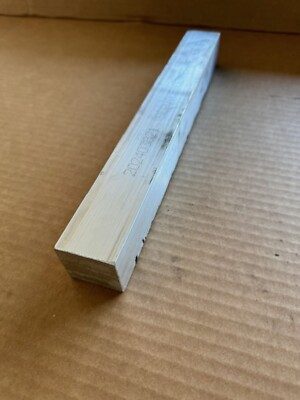 1/2" X 1/2" Square Aluminum Flat Bar 12" Long
