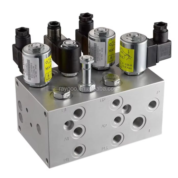 Cartridge Valve Integrated Hydraulics Valve Manifold Block