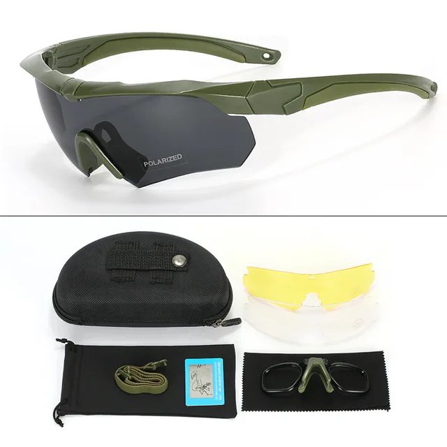 Tactical Goggles 3 Lens Set