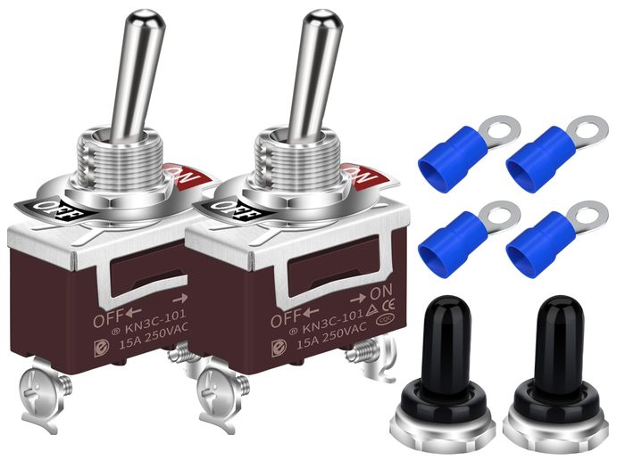 Toggle Switch 30A 12VDC SPST - Heavy Duty & Waterproof