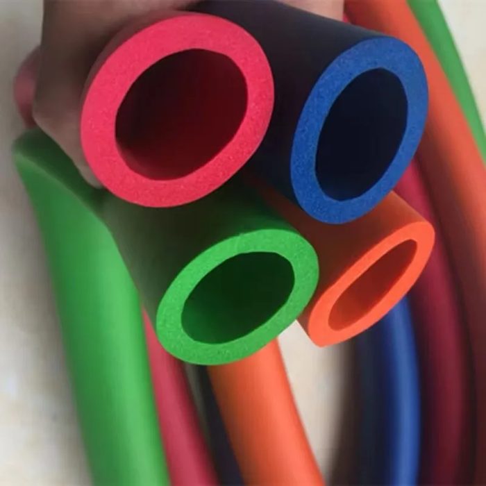 Colour Rubber Foam Sponge Tubes NBR Foam Insulation Tube Handlebar Hollow Foam