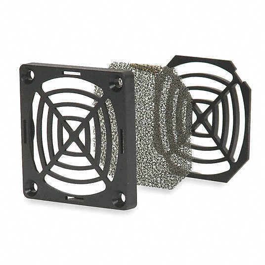 Compact Axial Fan Filter and Guard Assembly