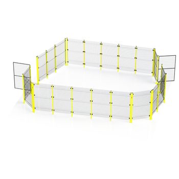 Machine Guard Fencing Frameless