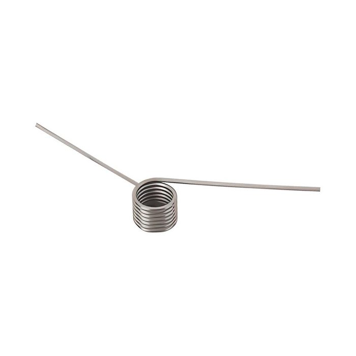 Torsion Spring, 270° Deflection Angle, 3/16" OD, 0.023" Wire Dia, 9-3/4 Coils