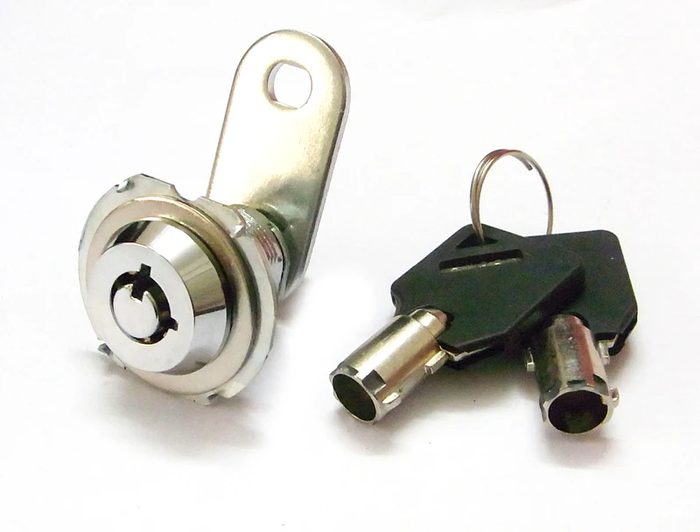 Tubular Key Cam Lock for Game Machine 7 Pin