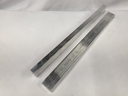 Aluminum Flat Bar, 1/2" x 1", 12 Inch Length, 6061