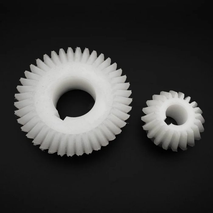 White POM Equal Diameter Bevel Gears