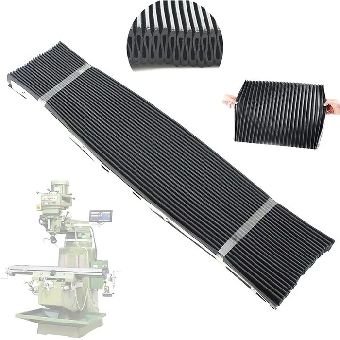 Accordion Way Cover Dust Protective Rubber Cover Milling Machine