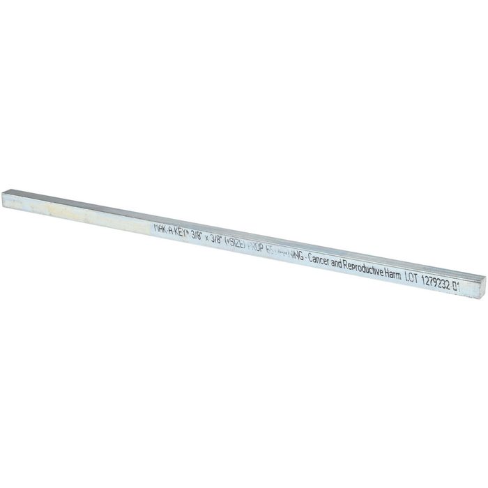 Oversized Key Stock: 3/8" High, 3/8" Wide, 12" Long