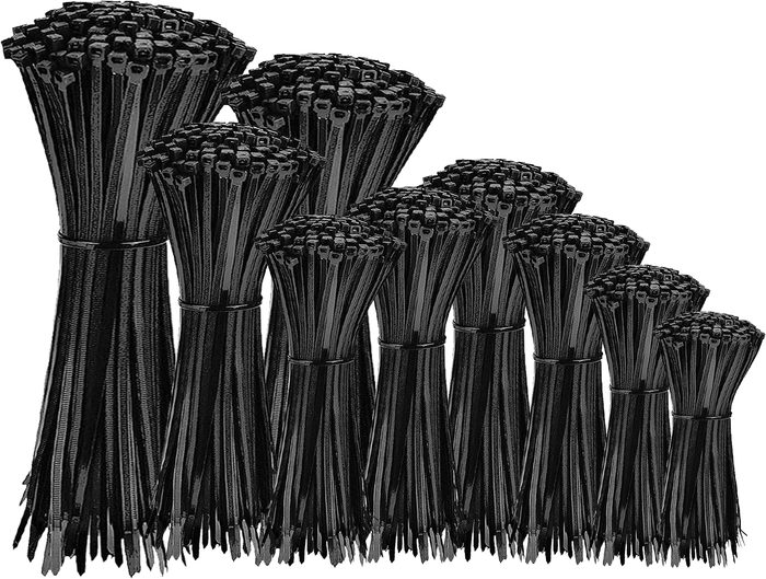 Standard Cable Tie, Black Nylon 6.6, 14.200" x 0.300"