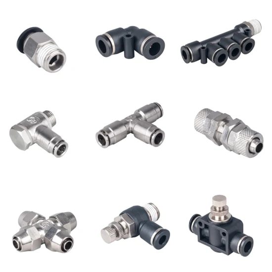 PUC Union Straight Push In Tube Quick Connect Pipe Plastic Pneumatic Air Hose Fitting