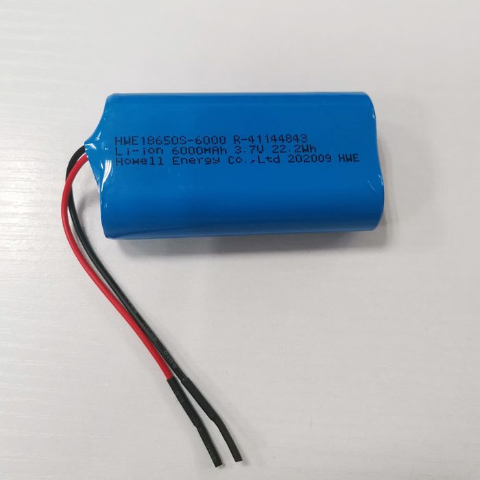 18650 3.7v 6000mah Pack Rechargeable Lithium Ion