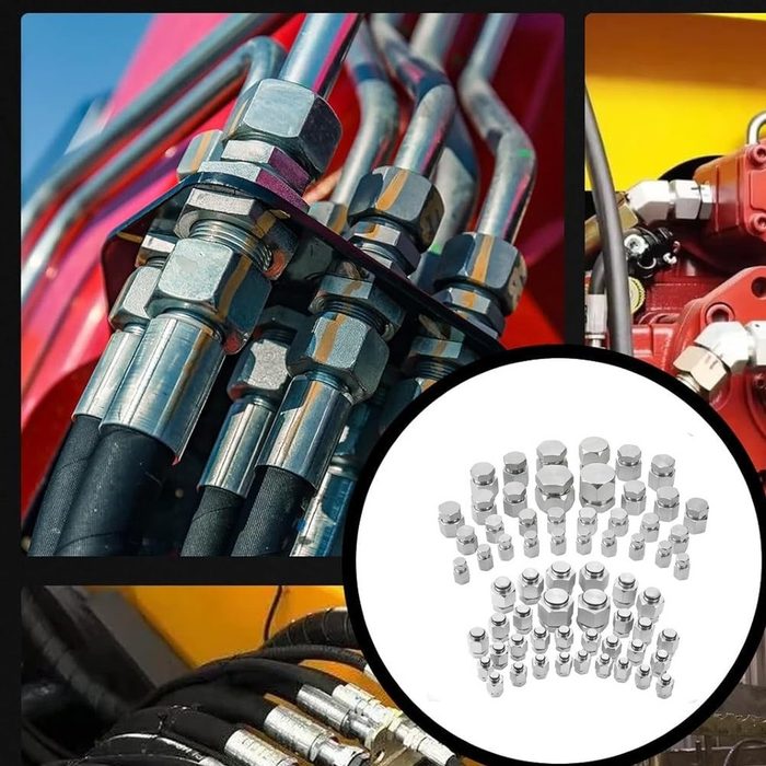 JIC 08 Hydraulic Cap and Plug Hose Tube and Pipe Fitting