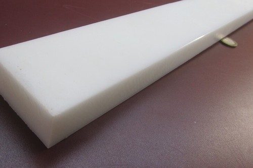 HDPE Bar, White, 1" x 3" x 21"