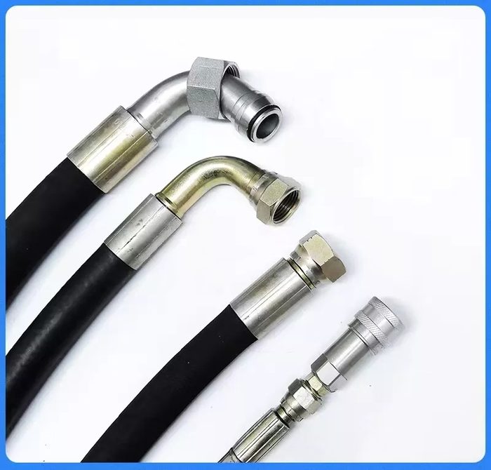 Flexible High Pressure Hydraulic Hose Pipe Reel and Fitting