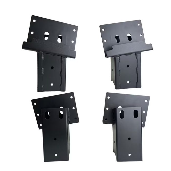 4x4 Heavy-Duty Steel Angle Brackets