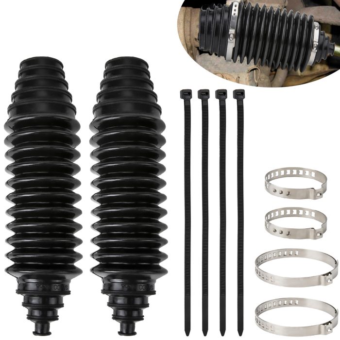 Universal Car Inner Tie Rod Boot Set, Rack and Pinion
