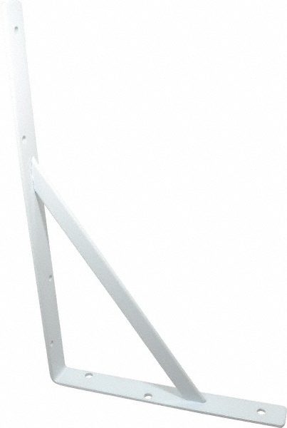 L-Bracket, 1000 Lb Capacity, White Finish