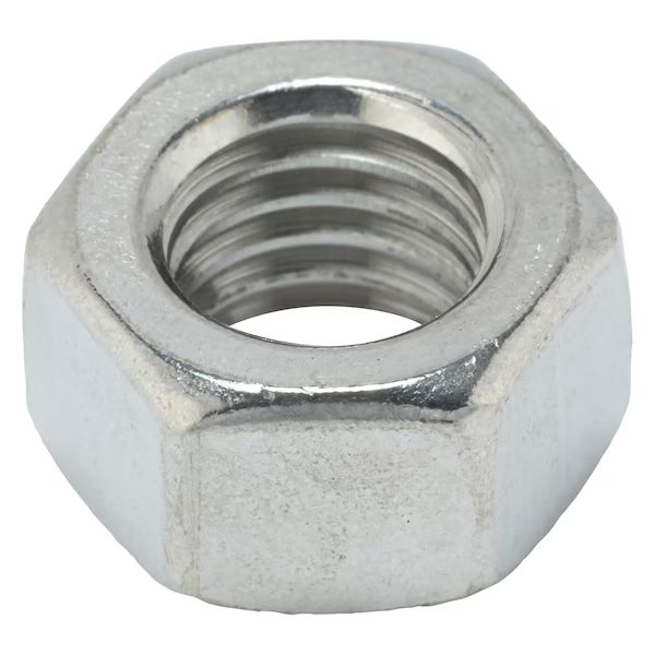 Hex Nut, 1/2"-13, 316 Stainless Steel, Plain