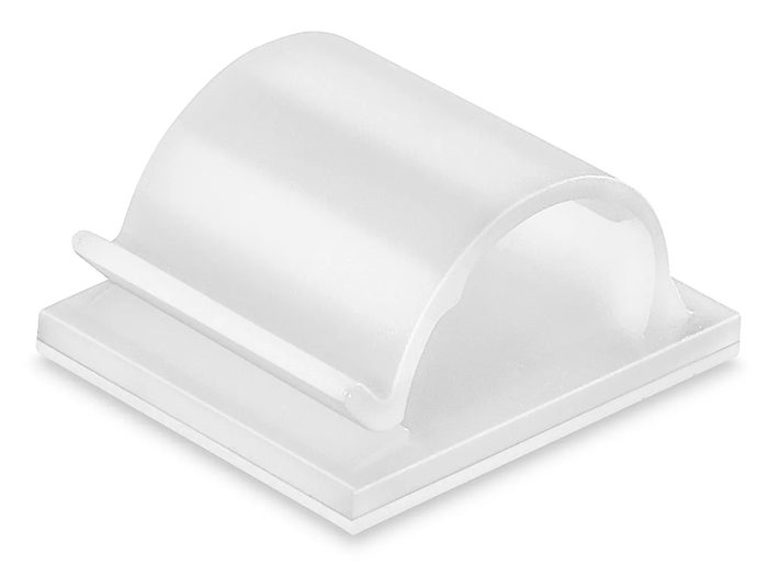 Adhesive Back Cable Clips, 1/2"