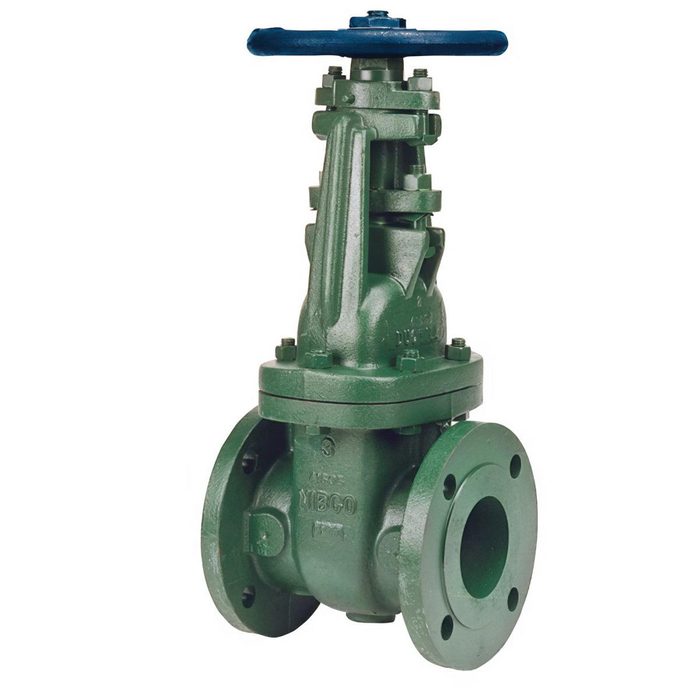 OS & Y Gate Valve, 5" Pipe, Flanged, Iron