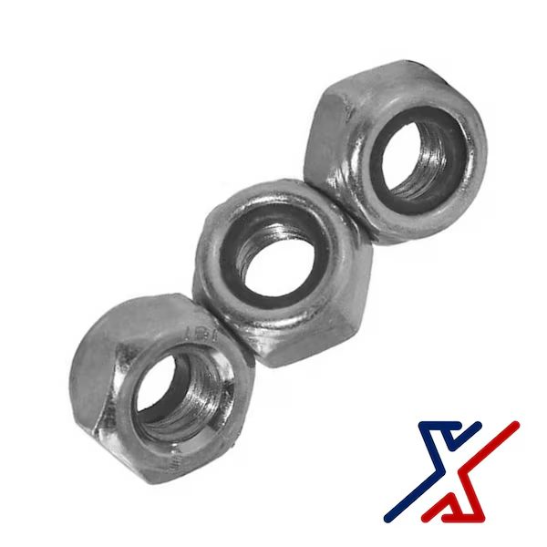 1 1/8-7 Ultra Hi Performance Grade 8 Steel Nylon-Insert Locknuts