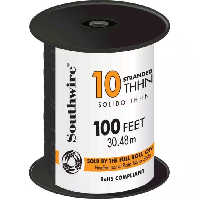 3/0X100' BLK THHN Wire