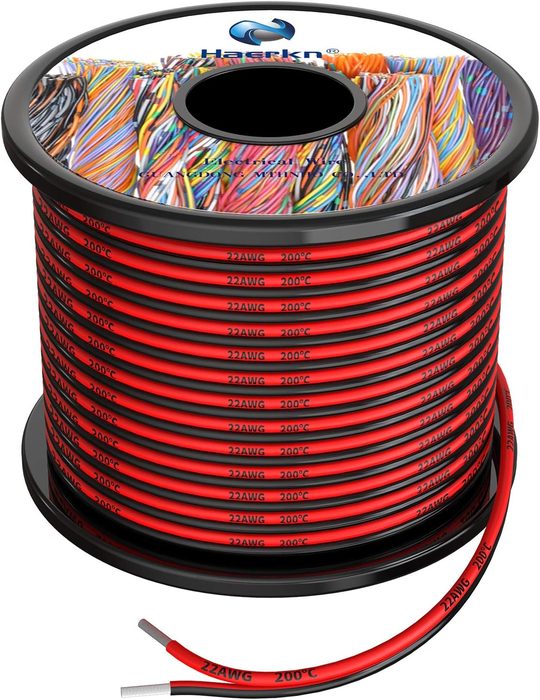 22 AWG Flexible Silicone Electrical Hookup Wire
