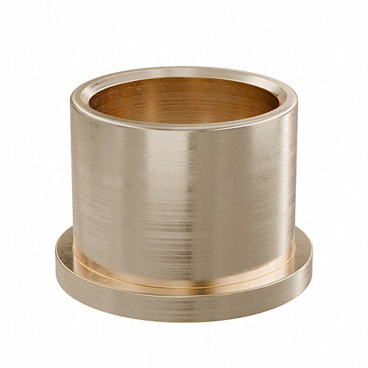 1.25" ID x 1.75" OD Sintered Bronze Flanged Sleeve Bearing