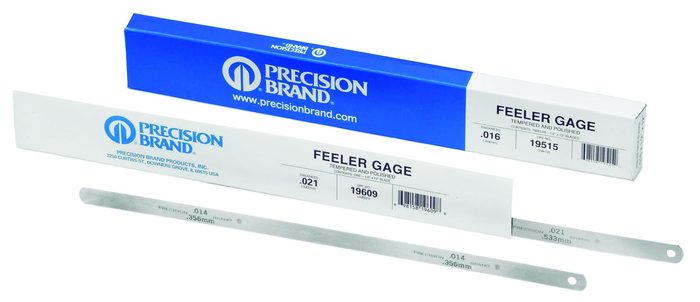 0.001" x 12" Blade High Carbon Spring Steel Feeler Gauge