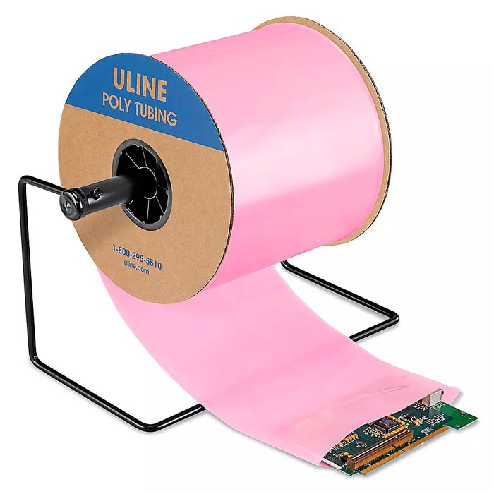 Anti-Static Poly Tubing Roll - 6 Mil, 8" x 500'