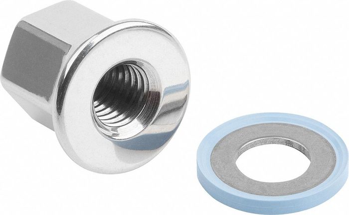 Hygienic USIT Cap Nut with Washer