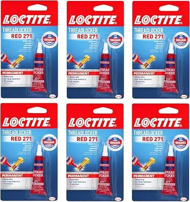 Threadlocker Red 271, Liquid, 0.2 fl. oz