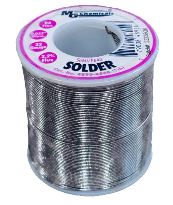 0.032 Inch 1lb 60/40 Rosin Core Leaded Solder