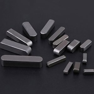 Stainless Steel Parallel Key Stock Assortment Set, Round End Drive Shaft Keys for Keyway