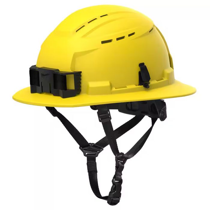 Full Brim Vented Construction Safety Helmet