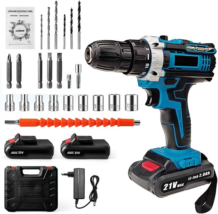 21V Electric Screwdriver Set Combi Driver